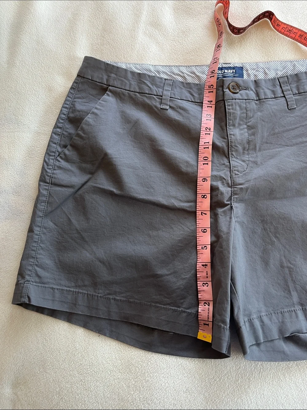Old Navy Women's Gray Chino Bermuda Shorts